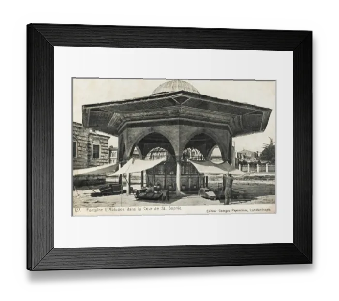 Framed Print : Ayasofya, Istanbul - Fountain Framed Print : Ayasofya, Istanbul - Fountain