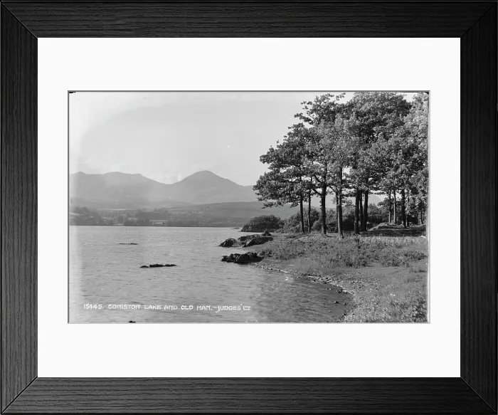 Framed Print : Coniston Lake and Old Man Framed Print : Coniston Lake and Old Man