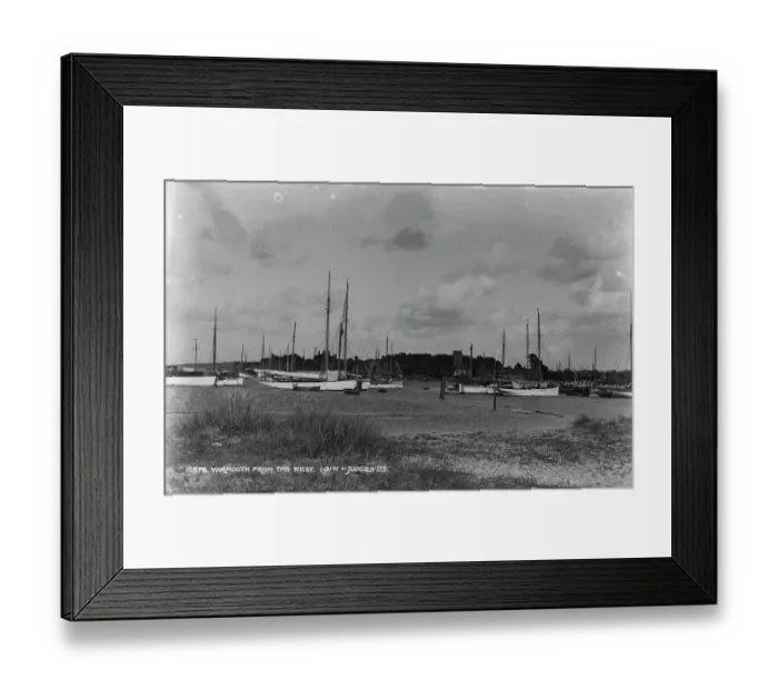 Framed Print : Yarmouth from the West Framed Print : Yarmouth from the West