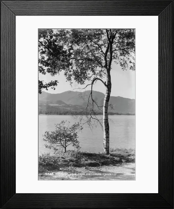 Framed Print : Comston Lake from Nibthwaite Framed Print : Comston Lake from Nibthwaite