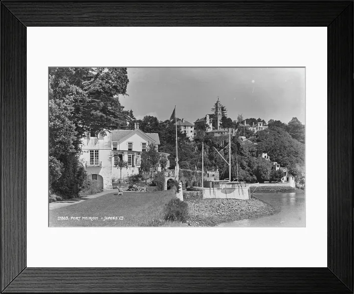Framed Print : Scenic View of Port Meirion Framed Print : Scenic View of Port Meirion