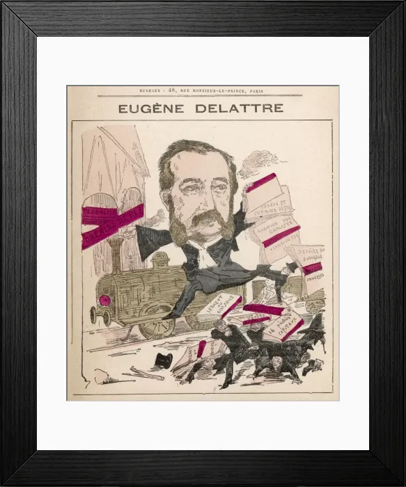 Framed Print : Eugene Delattre / Demare Framed Print : Eugene Delattre / Demare