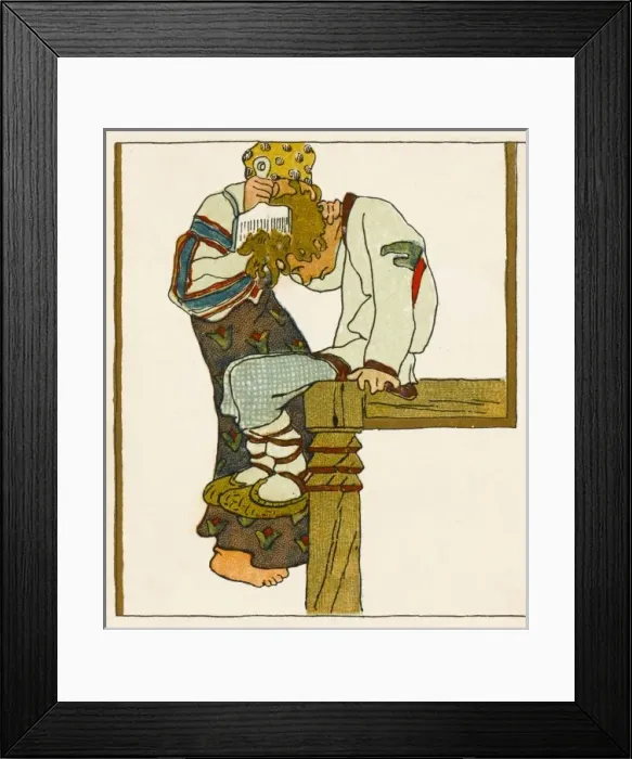 Framed Print : Looking for Nits and lice Framed Print : Looking for Nits and lice
