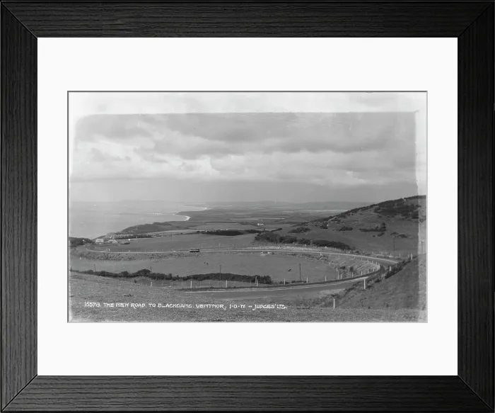 Framed Print : The New Road to Blackgang Framed Print : The New Road to Blackgang