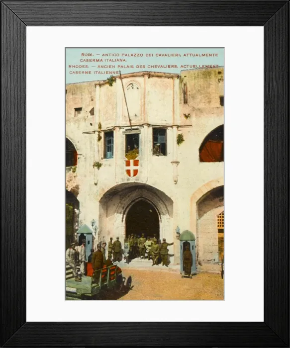 Framed Print : Rhodes, Greece - The Ancient Palace of the Chevaliers Framed Print : Rhodes, Greece - The Ancient Palace of the Chevaliers