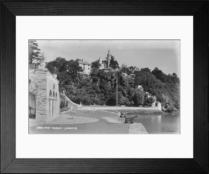 Framed Print : Scenic View of Port Meirion Framed Print : Scenic View of Port Meirion