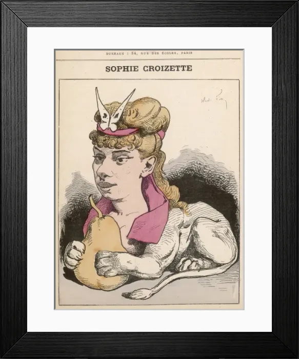Framed Print : Sophie Croizette / Gill Framed Print : Sophie Croizette / Gill