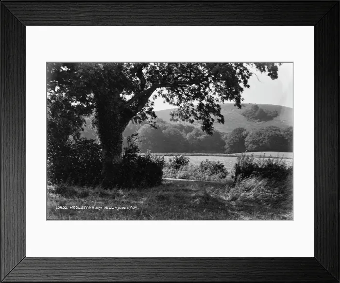 Framed Print : Woolstanbury Hill Framed Print : Woolstanbury Hill