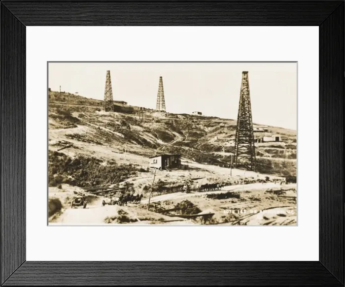 Framed Print : Amatlan, Mexico - oil fields Framed Print : Amatlan, Mexico - oil fields
