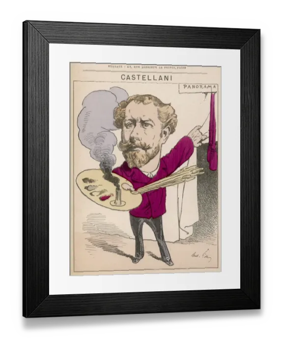 Framed Print : Charles Castellani / Gill Framed Print : Charles Castellani / Gill