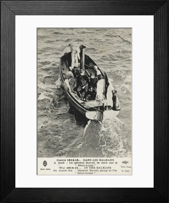 Framed Print : WWI - Balkans - General Sarrail - Thessaloniki Framed Print : WWI - Balkans - General Sarrail - Thessaloniki