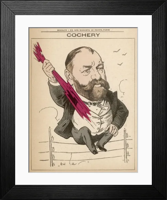 Framed Print : Louis Adolphe Cochery / Gill Framed Print : Louis Adolphe Cochery / Gill