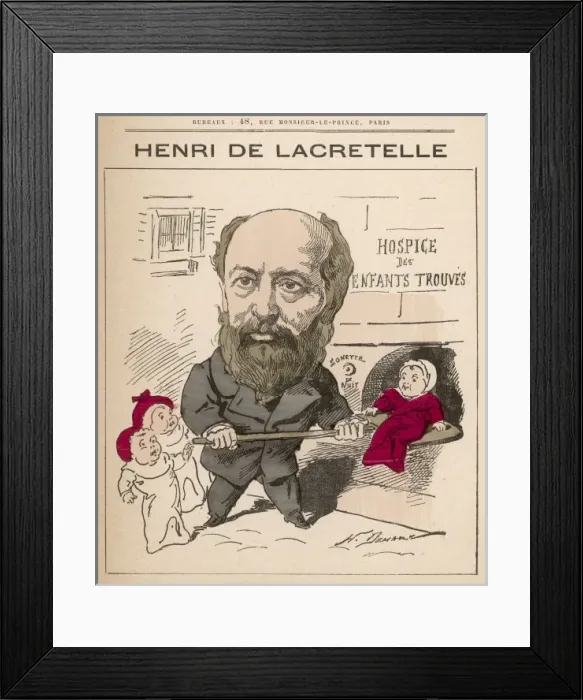 Framed Print : Henri de Lacretelle / Demare Framed Print : Henri de Lacretelle / Demare