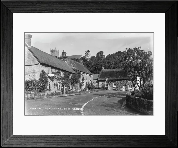 Framed Print : The Village of Godshill Framed Print : The Village of Godshill