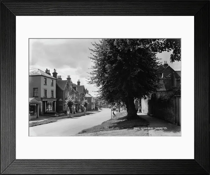 Framed Print : A Quiet Street in Lindfield Framed Print : A Quiet Street in Lindfield