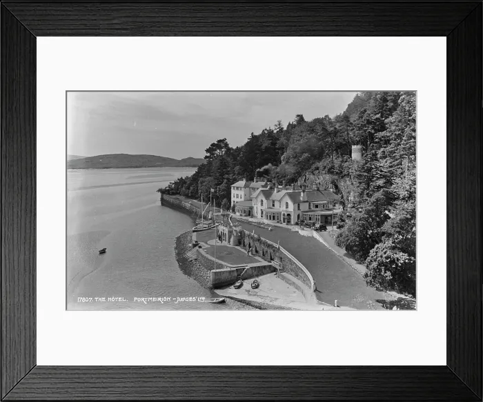 Framed Print : The Hotel at Portmeirion Framed Print : The Hotel at Portmeirion