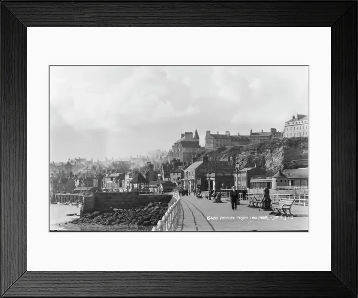 Framed Print : Whitby from the Pier Framed Print : Whitby from the Pier