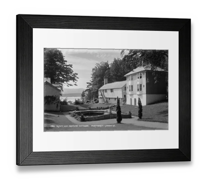 Framed Print : Trinity and Neptune Cottages Framed Print : Trinity and Neptune Cottages