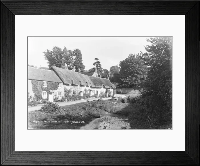 Framed Print : Winkle Street Cottages Framed Print : Winkle Street Cottages