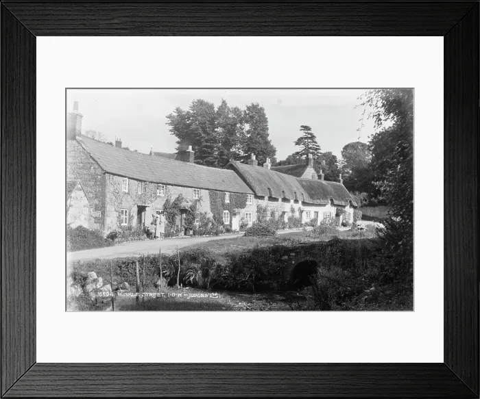 Framed Print : Winkle Street Cottages Framed Print : Winkle Street Cottages