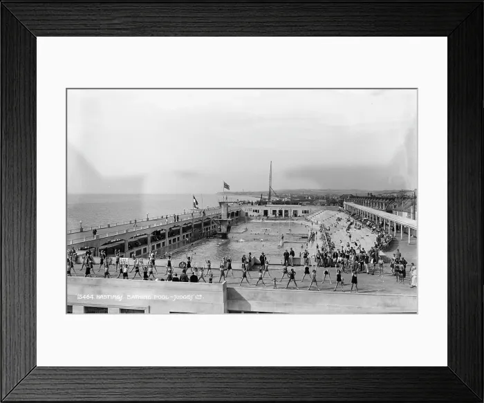 Framed Print : Historic Bathing Pool in Hastings Framed Print : Historic Bathing Pool in Hastings