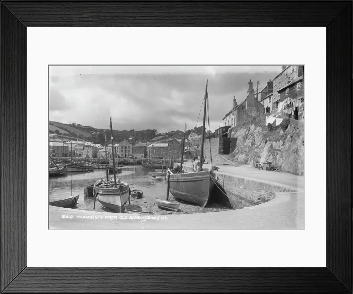 Framed Print : Mevagissey Harbour View Framed Print : Mevagissey Harbour View