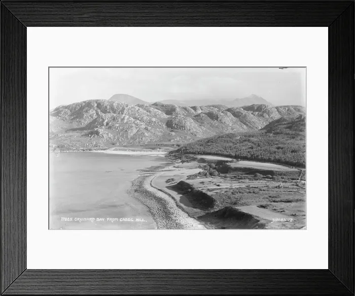 Framed Print : Cruinard Bay from Cabeg Hill Framed Print : Cruinard Bay from Cabeg Hill