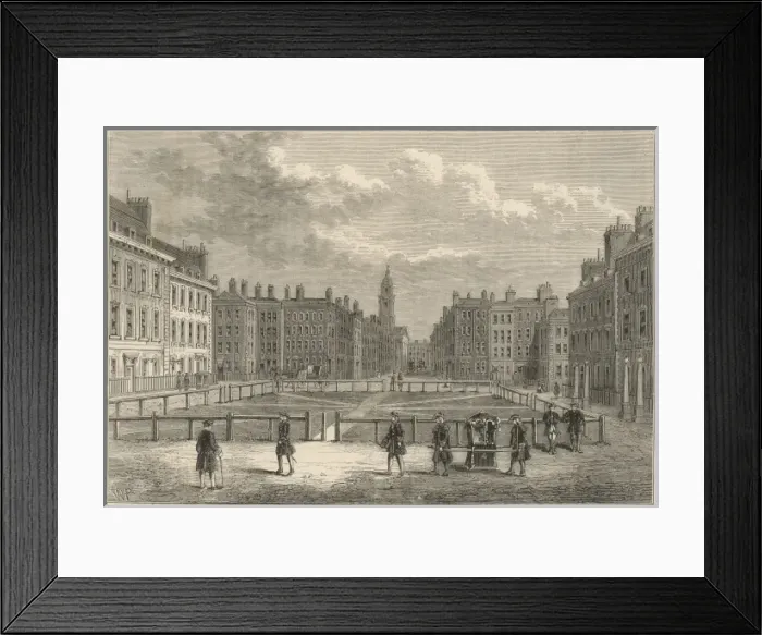 Framed Print : Hanover Square Framed Print : Hanover Square