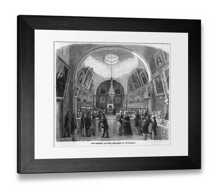 Framed Print : Guildhall Chamber Framed Print : Guildhall Chamber