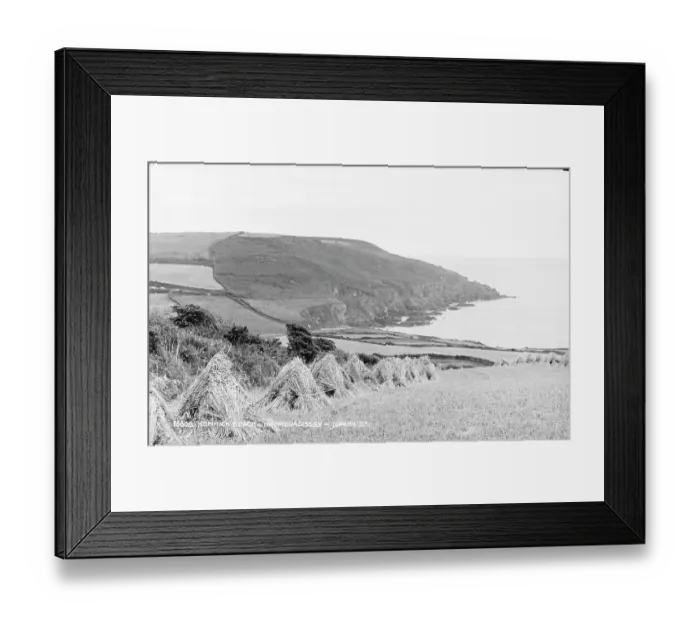 Framed Print : Hemmick Beach View Framed Print : Hemmick Beach View