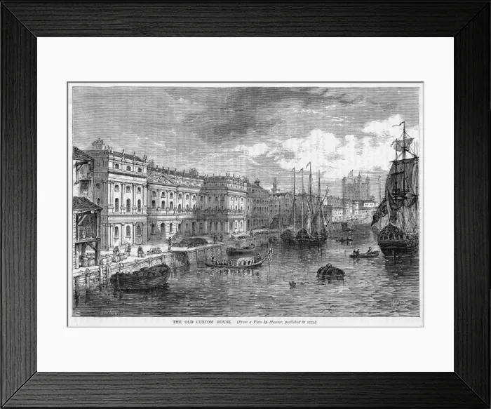 Framed Print : The Custom House Framed Print : The Custom House