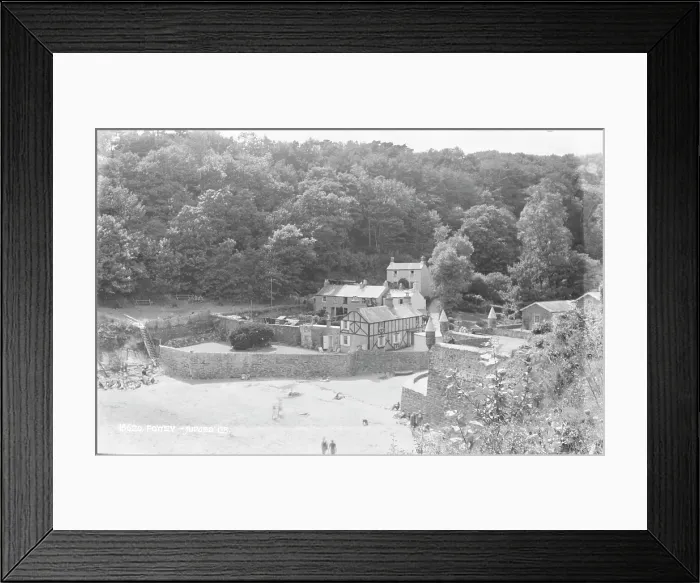 Framed Print : Scenic View of Fowey Framed Print : Scenic View of Fowey