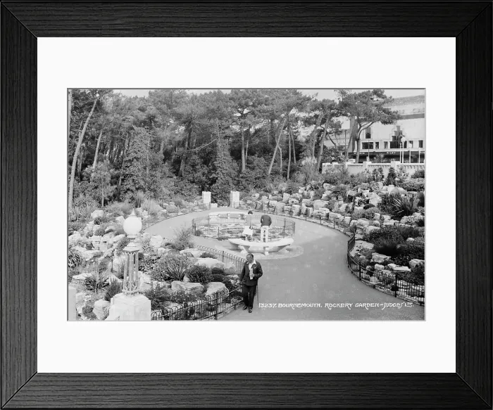 Framed Print : Rockery Garden in Bournemouth Framed Print : Rockery Garden in Bournemouth