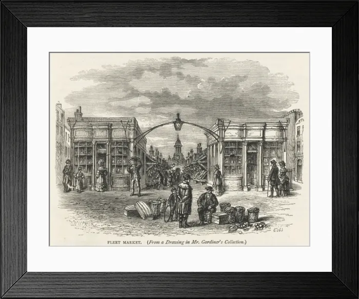 Framed Print : Fleet Market Framed Print : Fleet Market