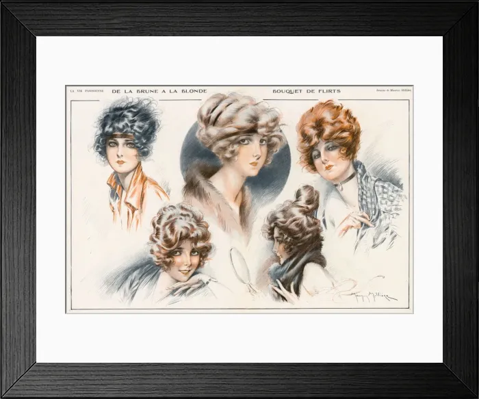 Framed Print : Flirtatious Portraits Framed Print : Flirtatious Portraits