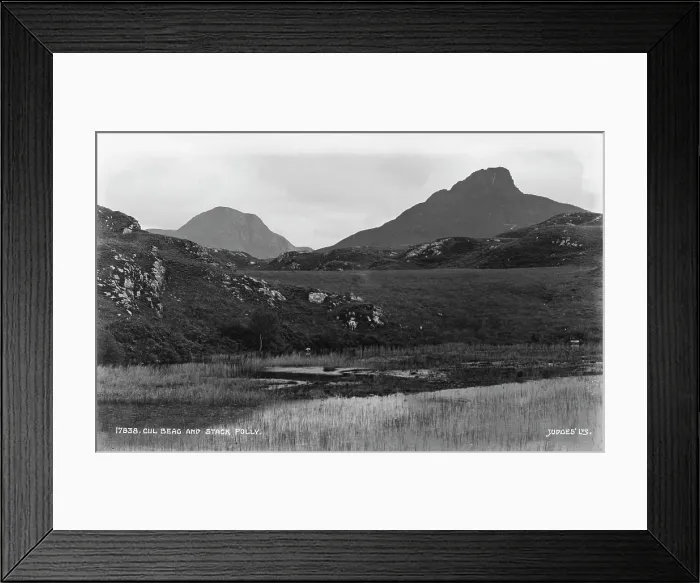 Framed Print : Cul Beag and Stack Polly Framed Print : Cul Beag and Stack Polly