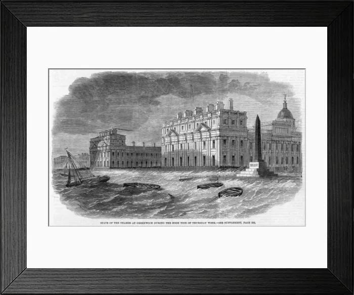 Framed Print : Greenwich High Tide Framed Print : Greenwich High Tide