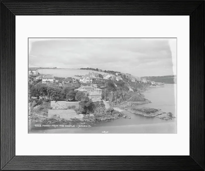 Framed Print : View of Fowey from the Castle Framed Print : View of Fowey from the Castle