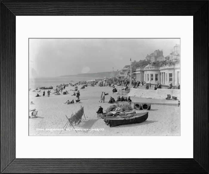 Framed Print : Busy Day at Bournemouth Beach Framed Print : Busy Day at Bournemouth Beach