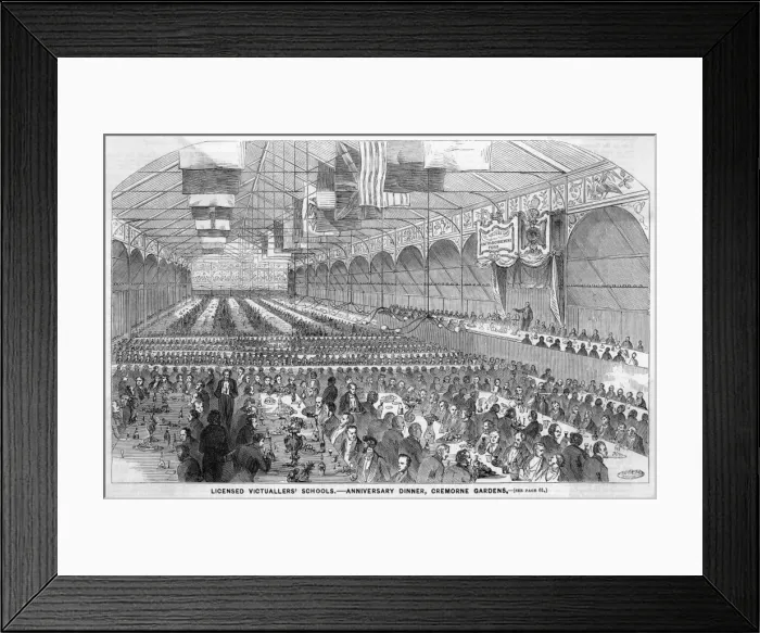 Framed Print : Cremorne Banquet Framed Print : Cremorne Banquet