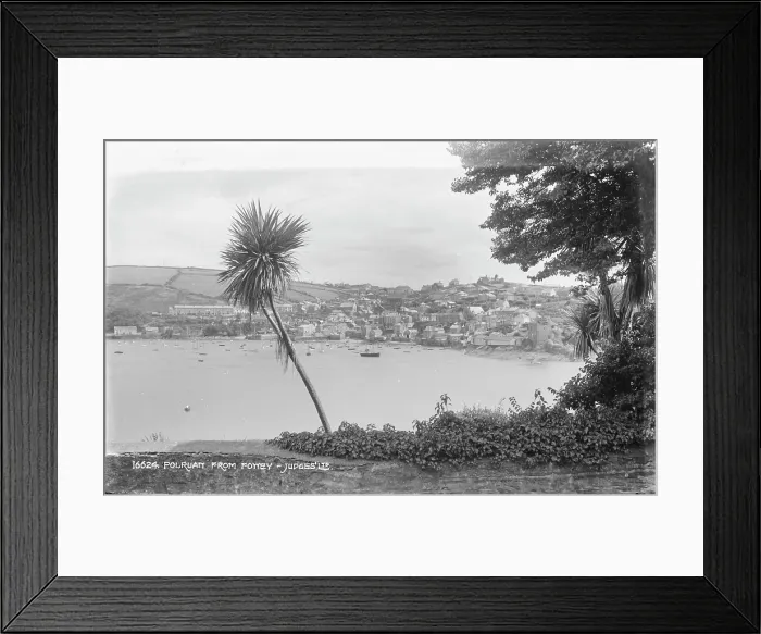 Framed Print : View of Polruan from Fowey Framed Print : View of Polruan from Fowey