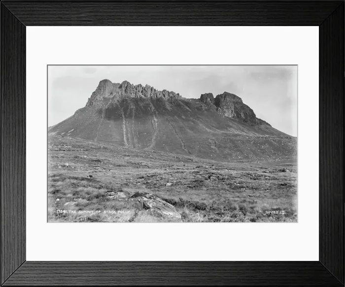 Framed Print : The Summit of Stack Polly Framed Print : The Summit of Stack Polly
