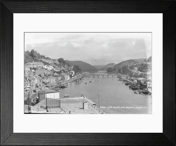 Framed Print : Looe River and Bridge Framed Print : Looe River and Bridge