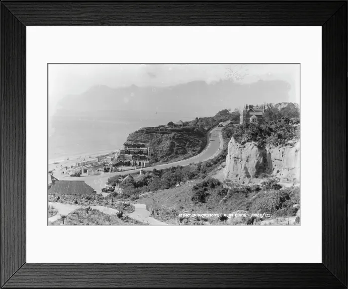 Framed Print : Scenic View of Alum Chine, Bournemouth Framed Print : Scenic View of Alum Chine, Bournemouth