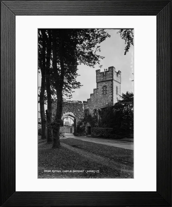 Framed Print : Castle Gateway in Ruthin Framed Print : Castle Gateway in Ruthin
