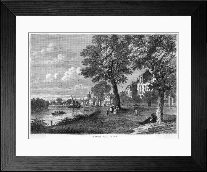 Framed Print : Chiswick Mall Framed Print : Chiswick Mall