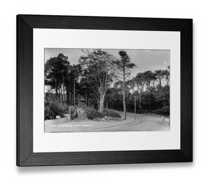 Framed Print : Scenic View of Branksome Chine Framed Print : Scenic View of Branksome Chine