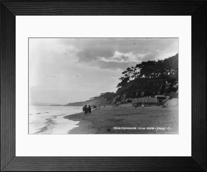 Framed Print : Branksome Dene Chine Beach Framed Print : Branksome Dene Chine Beach