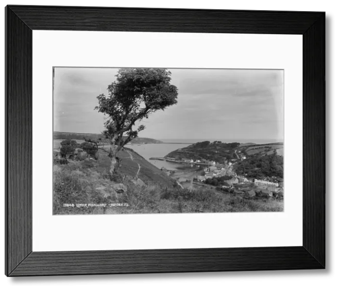 Framed Print : Scenic View of Lower Fishguard Framed Print : Scenic View of Lower Fishguard