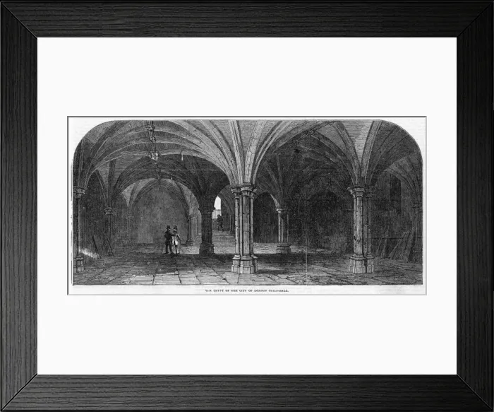Framed Print : Guildhall Crypt Framed Print : Guildhall Crypt